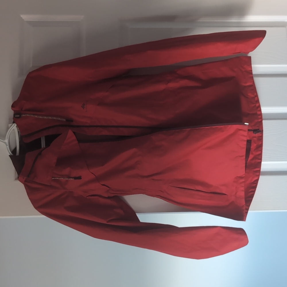 Womens Quechua Waterproof Red Jacket